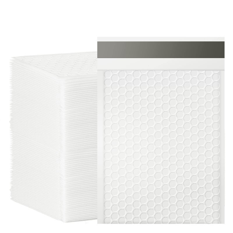 Dasen Bubble Mailers, 6x9 Inch Padded Bubble Mailers Pack of 100 Bubble Envelopes Opaque Self Seal Adhesive Waterproof Bags for Shipping and Packaging (White, 6x9-100Pc) - Image 1